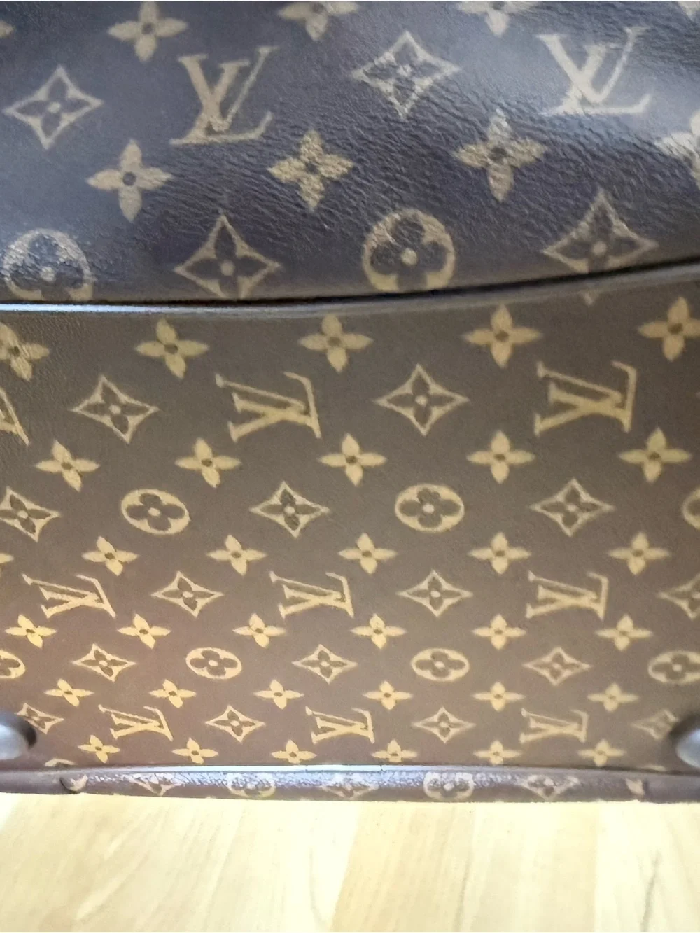 Louis Vuitton Monogram Canvas Brown & Tan Carry-On Duffle